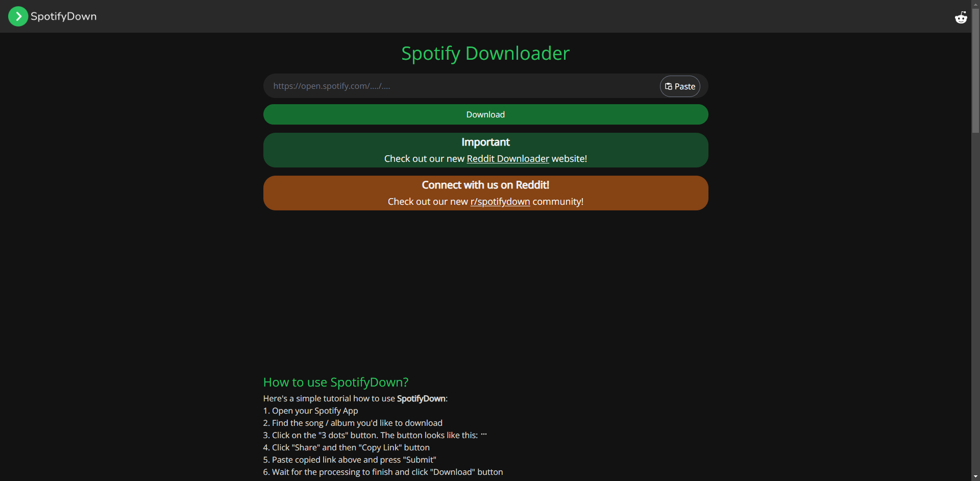 Spotify歌曲下载：spotifydown 在线工具无需安装-玖万资源